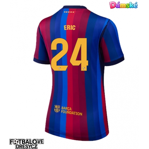 Barcelona Eric Garcia #24 Dámské Domácí Dres 2026-27 Krátký Rukáv Barcelona Eric Garcia #24 Dámské Domácí Dres 2026-27 Krátký Rukáv